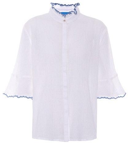 M.i.h Jeans Antin Crinkle Cotton Shirt
