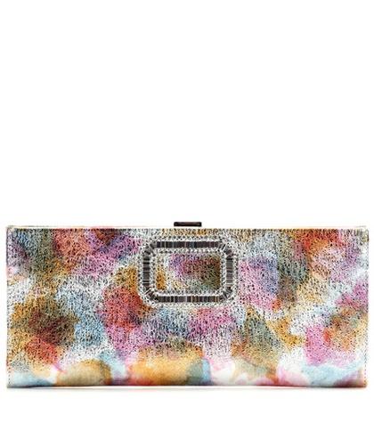 Roksanda Pilgrim Small Embellished Leather Clutch