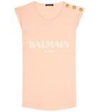 Balmain Printed Cotton Tank Top