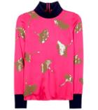 Jason Wu Embellished Satin Sweater