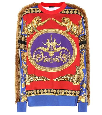 Versace Printed Cotton Sweater