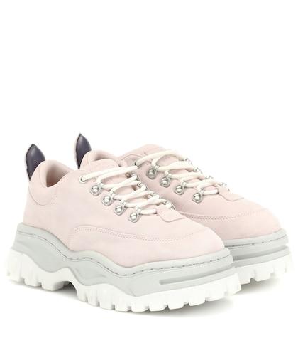 Valentino Garavani Angel Platform Suede Sneakers