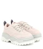Valentino Garavani Angel Platform Suede Sneakers