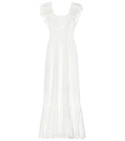 Ulla Johnson Desiree Eyelet Cotton Maxi Dress