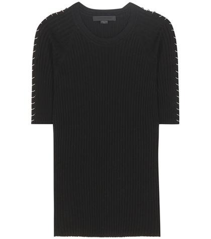 Alexander Wang Embellished Cotton T-shirt