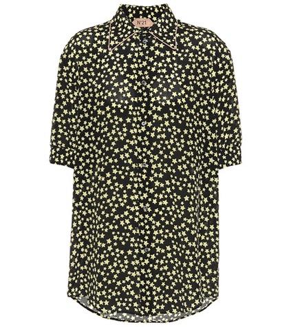 Marni Star-printed Silk Shirt