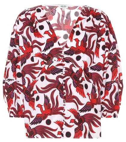 Kenzo Printed Cotton Blouse