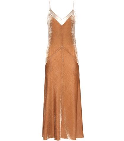 Hillier Bartley Velvet Slip Dress