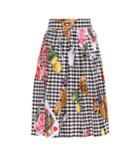 Dolce & Gabbana Checked Cotton Skirt