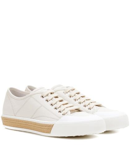Balenciaga Cassetta Leather Sneakers