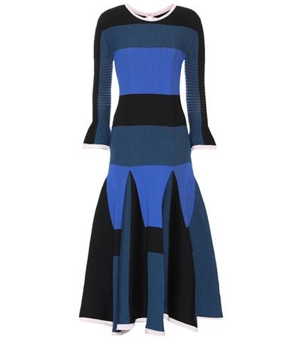 Isabel Marant Ribbed Wool-blend Dress