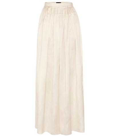 The Row Vopa Silk Wide-leg Trousers