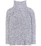 T By Alexander Wang Cotton, Wool And Mohair-blend Turtleneck Sweater