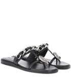 Alexandre Birman Embellished Leather Sandals