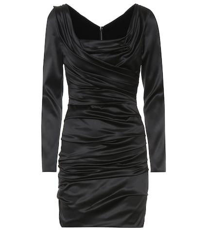 Dolce & Gabbana Stretch Silk Minidress