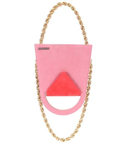 Miu Miu Le Sac A L'envers Suede Shoulder Bag