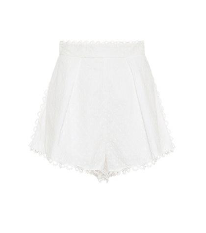 Zimmermann Melody High-waisted Shorts