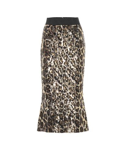 Dolce & Gabbana Sequined Midi Skirt