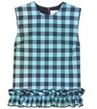 Gucci Check Wool-blend Blouse