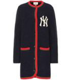 Gucci Ny Yankees Alpaca And Wool Cardigan