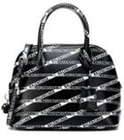Balenciaga Ville S Monogramme Leather Tote