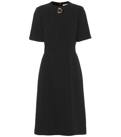 Burberry Silk And Wool Crêpe Dress