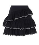 Ulla Johnson Ella Embroidered Cotton Skirt