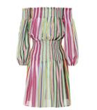 Charlotte Olympia Striped Cotton And Silk Dress