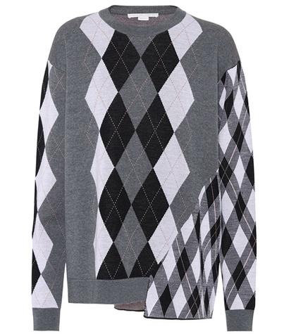 Stella Mccartney Argyle Wool Sweater