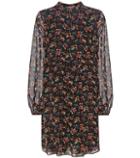 Saint Laurent Floral-printed Silk Dress