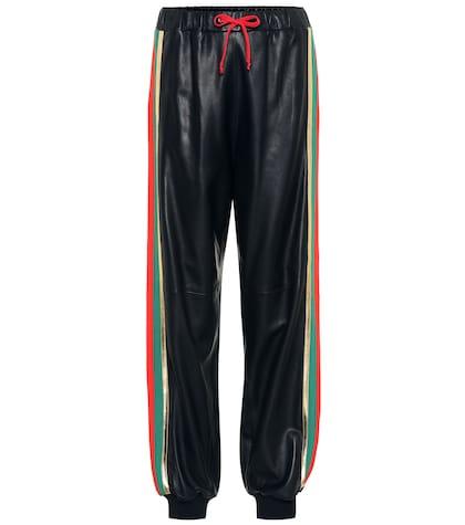 Joseph Leather Trackpants