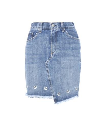 Opening Ceremony Dive Embellished Denim Miniskirt