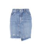 Opening Ceremony Dive Embellished Denim Miniskirt