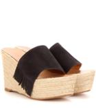 M.i.h Jeans Suede Wedged Espadrilles