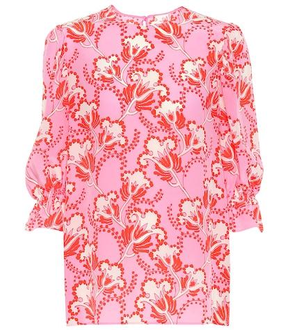 Dolce & Gabbana Floral Silk Crêpe Blouse