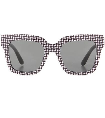 Stuart Weitzman Houndstooth Sunglasses