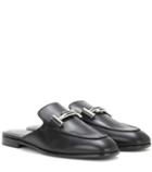 Fendi Leather Mules