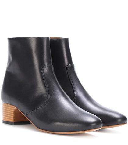 A.p.c. Joey Leather Ankle Boots
