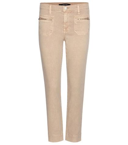 J Brand Talon Mid-rise Crop Skinny Trousers