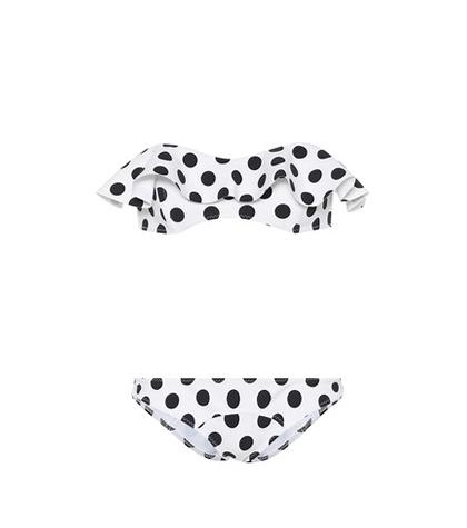 Lisa Marie Fernandez Natalie Polka-dot Bandeau Bikini