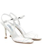 Citizens Of Humanity Metallic Leather And Pvc Sandals