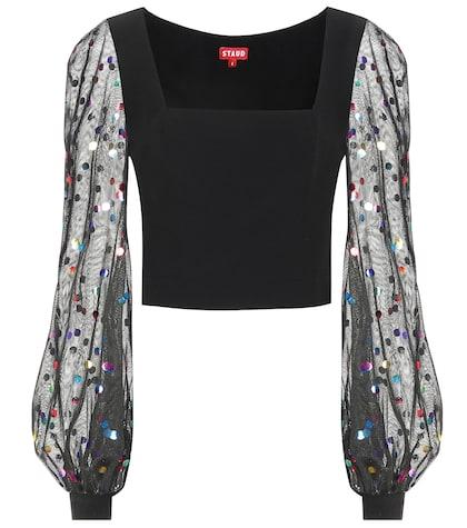 Staud Sway Crêpe Top