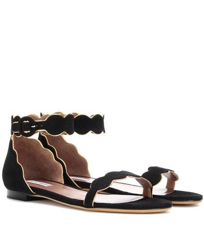 Edit Pearl Suede Sandals