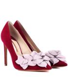 Sophia Webster Exclusive To Mytheresa – Jumbo Lilico Suede And Leather Pumps