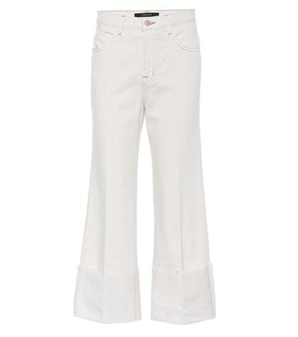 J Brand Joan Cropped Wide-leg Jeans