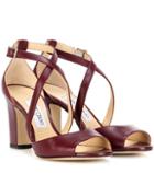 Jimmy Choo Carrie 85 Leather Sandals