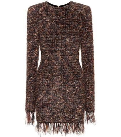 Balmain Metallic Tweed Dress