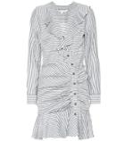 Veronica Beard Kai Cotton-blend Striped Dress