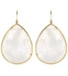 Null 18kt Yellow Gold Rainbow Moonstone Earrings