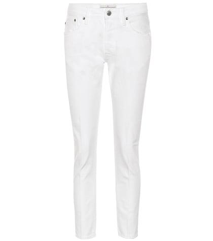 Saint Laurent Jolly Cropped Straight Jeans